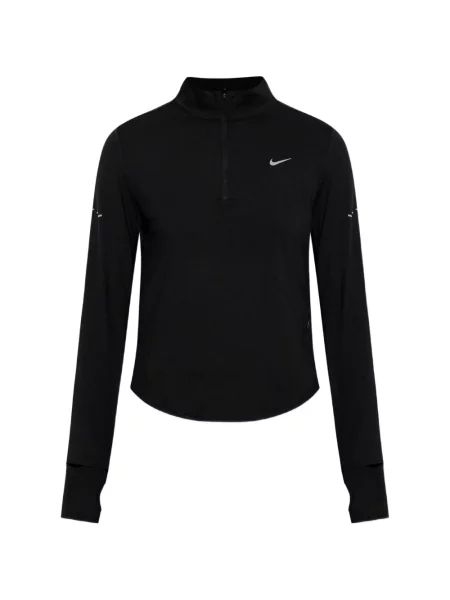 Hanorac cu glugă Nike cu autograf cu șireturi din dantelă negru