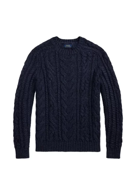 Șosete Polo Ralph Lauren cu model herringbone cu broderie plasă albastru