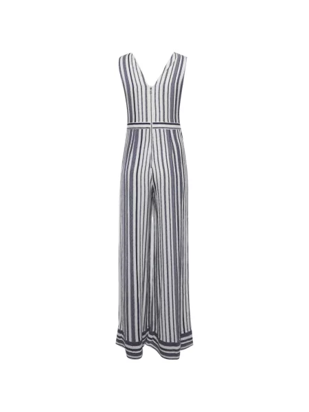 Salopetă Alice + Olivia din jacard albastru