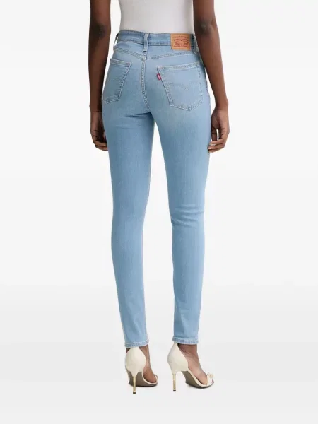 Top Levi's® fără mâneci zdrențuiți skinny fit albastru