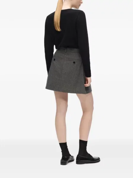 Fusta mini Karl Lagerfeld gri