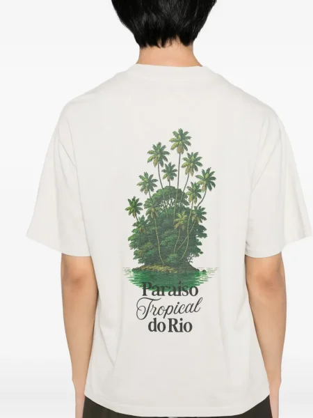 Tricou Melt cu broderie gri