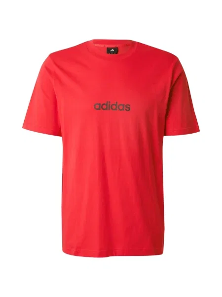 ADIDAS SPORTSWEAR Tricou funcțional Essentials Linear roșu intens negru