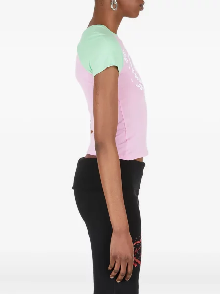 Top Maisie Wilen s printom s uzorkom srca ružičasta