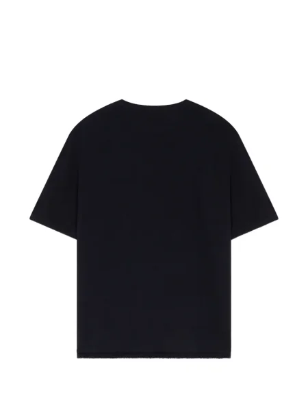 Tricou Alanui cu broderie albastru