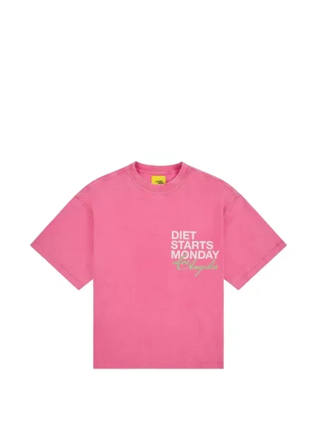 Tricou Diet Starts Monday cu imagine roz
