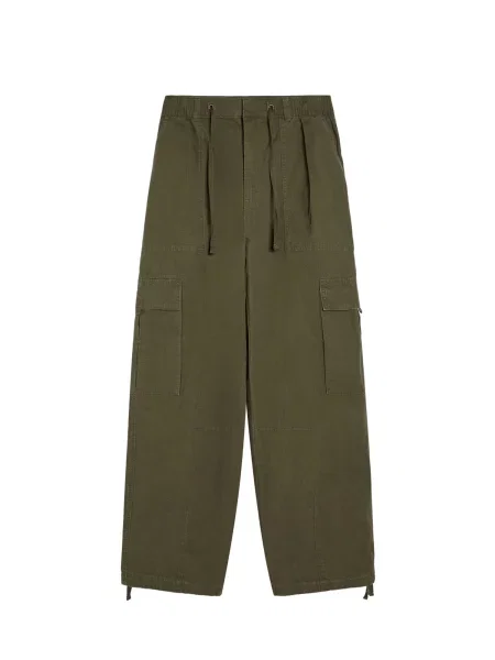 Bershka Cargo nadrágok Bas olíva