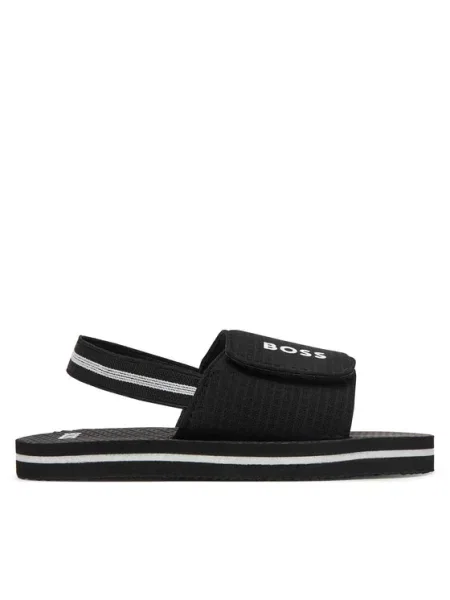 BOSS Сандали S черен