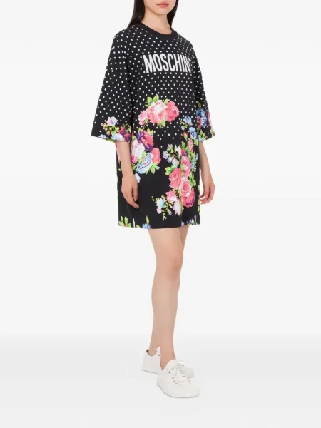 Rochie Moschino cu buline de costum negru