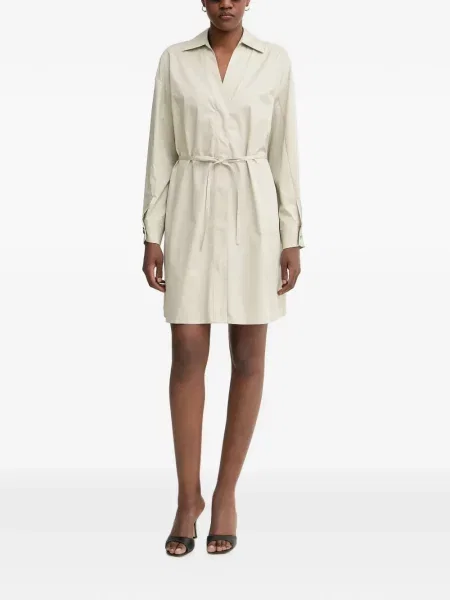 Cu centură lung rochie tip cămașă Armani Exchange