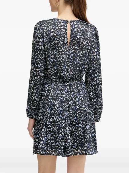 Rochie mini Morgan cu imagine cu imprimeu abstract negru