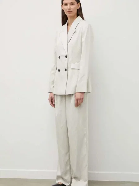 Suknjič Bruuns Bazaar PinBBTonya blazer siva