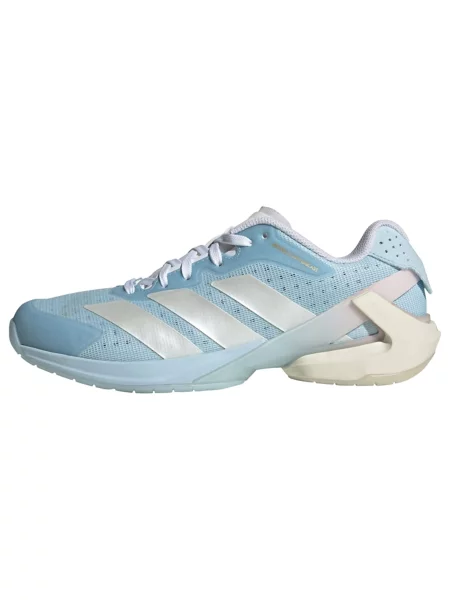 ADIDAS PERFORMANCE Sportovní boty Adizero Counterblast světlemodrá / stříbrně / offwhite šedá