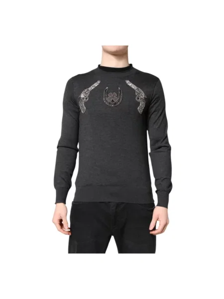 Sweter Dolce And Gabbana szary