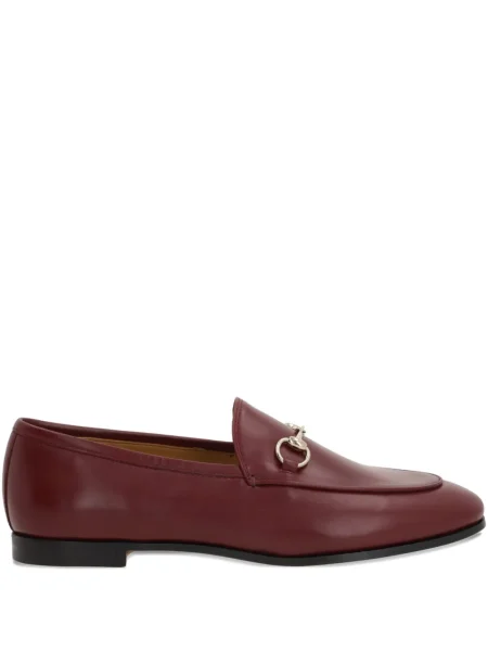 Pantofi loafer Gucci din piele roșu