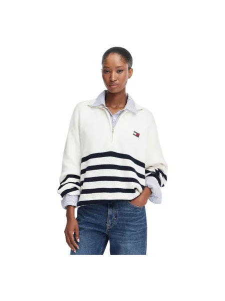 Tommy Jeans sweter biały