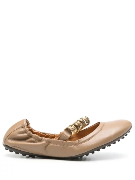 Balerini Tod's din piele maro