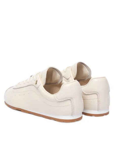 Tommy Hilfiger Sportcipők Bella Sneaker Leather Krém bézs