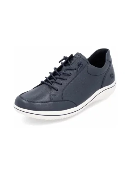 Sneakersy Remonte skórzane niebieskie
