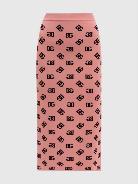 Юбка миди Dolce&gabbana розовая
