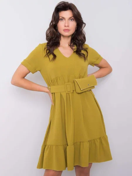 Rochie Fashionhunters de costum kaki