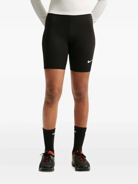 Tricou Nike cu imagine plasă cu talie înaltă albastru