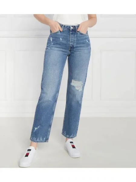 Tommy Hilfiger Farmer CLASSIC STRAIGHT HW A LEO WRN | Straight fit kék