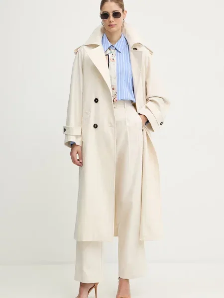 Тренч з додаванням вовни MAX&Co. MCOBAFFO