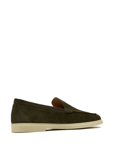 Pantofi loafer Magnanni din piele de căprioară verde