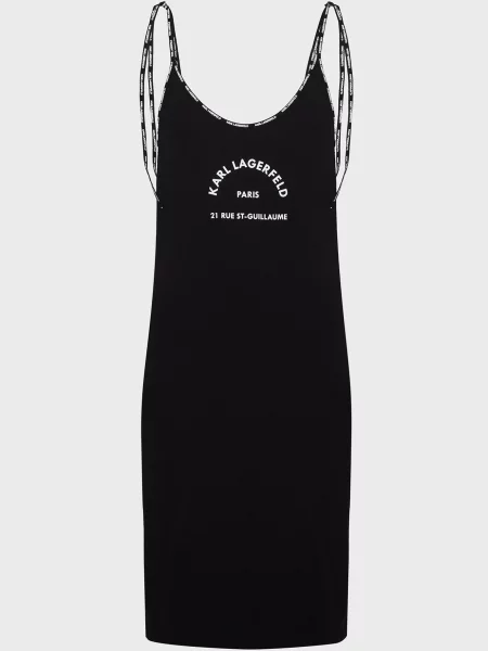 Костюмна сукня міні Karl Lagerfeld чорна