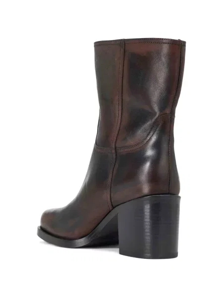 Botine Staud din piele zdrențuiți maro