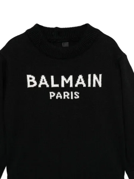 Sweter dziecięcy Balmain czarny