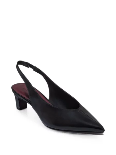 Pantofi cu toc Bernardo slingback negru