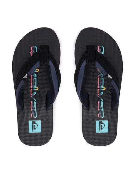 Šlepetės per pirštą Quiksilver EO-QUILTED DUNE juoda