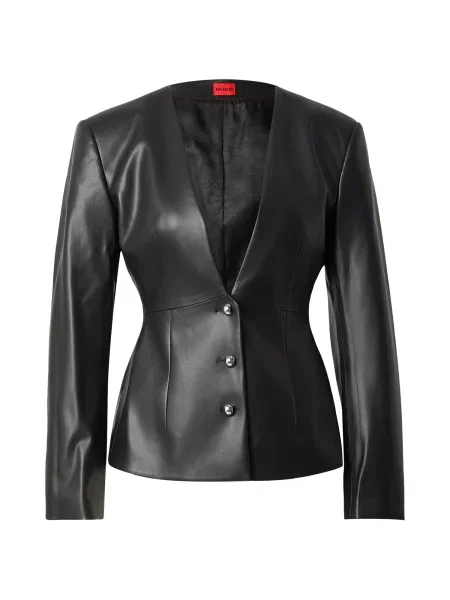 HUGO Prehodna jakna črna