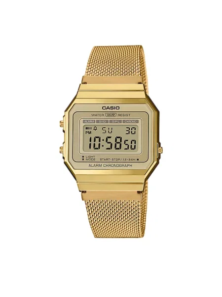 Ретро часовници Casio златисто