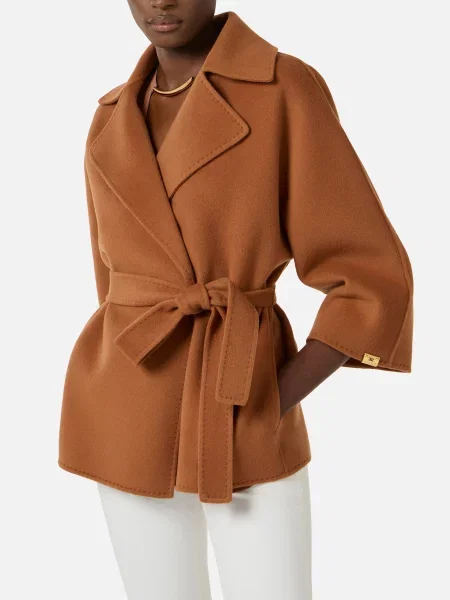 Пальто Elisabetta Franchi коричневе