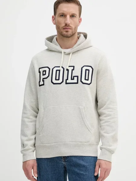 Tricou mânecă lungă Polo Ralph Lauren gri