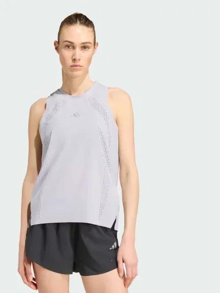 Спортивна майка adidas перероблений сірий