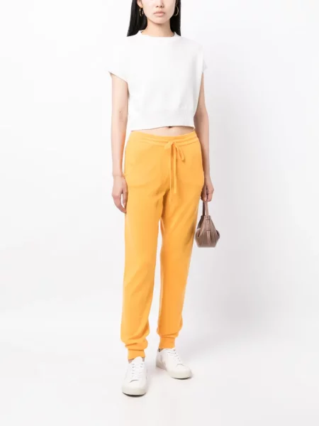 Kašmyro meškiukas juosmuo kelnės Teddy Cashmere oranžinė