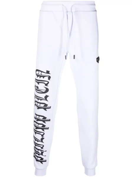 Pantaloni Philipp Plein alb