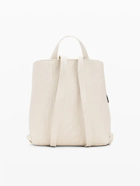 Volnena torba Desigual bež