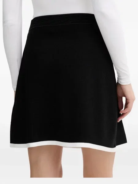 Mini fusta plisata Karl Lagerfeld plisată negru
