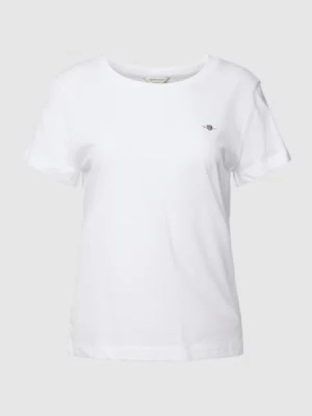 Gant T-Shirt Shield biały