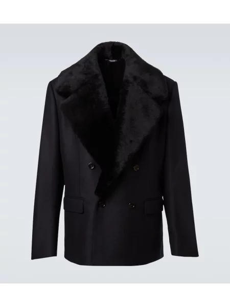 Volneni blazer Dolce&gabbana črna