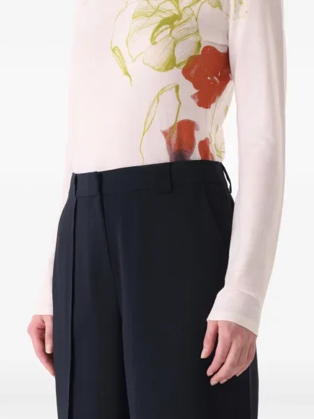 Pulover Jason Wu Collection cu model floral cu imagine