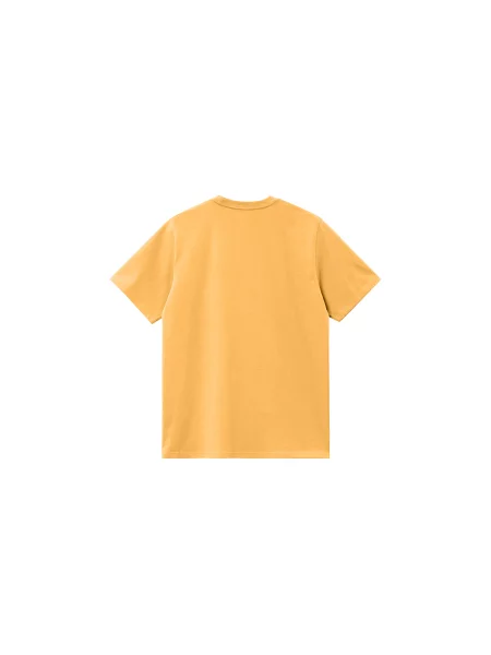 Carhartt WIP S/S Pocket T-Shirt Winter Spice Mężczyźni Koszulki Carhartt WIP Size: S żółty