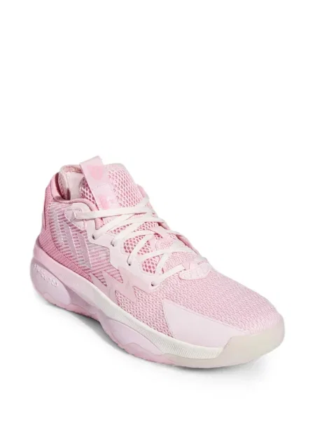 Ριγέ πλεκτά sneakers Adidas Climacool με αυτόγραφο κόκκινο