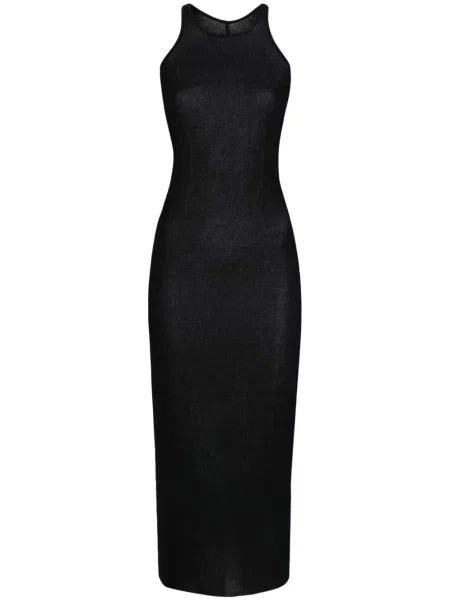 Rochie fără mâneci Rick Owens fără mâneci de costum negru