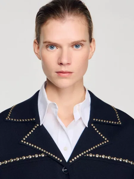 Кардиган Sandro синій